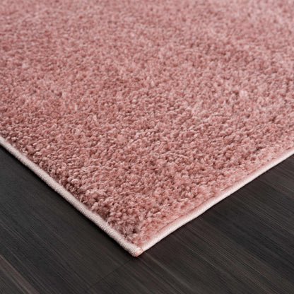 Boutique Rugs Rugs Judy Pink Washable Plush Rug