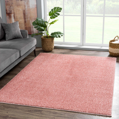 Boutique Rugs Rugs Judy Pink Washable Plush Rug