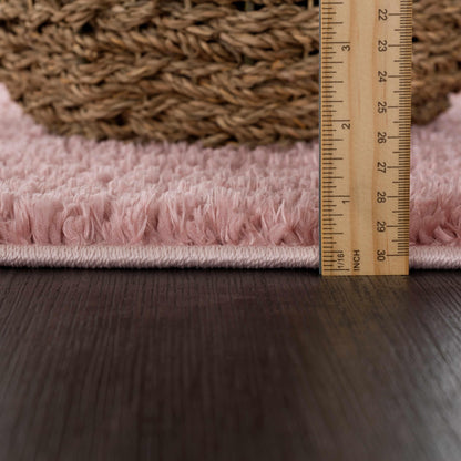 Boutique Rugs Rugs Judy Pink Washable Plush Rug