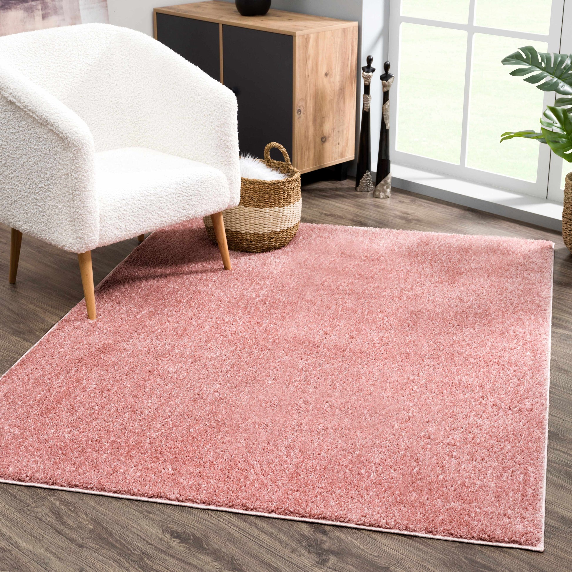 Boutique Rugs Rugs 2'3" x 3'9" Rectangle Judy Pink Washable Plush Rug