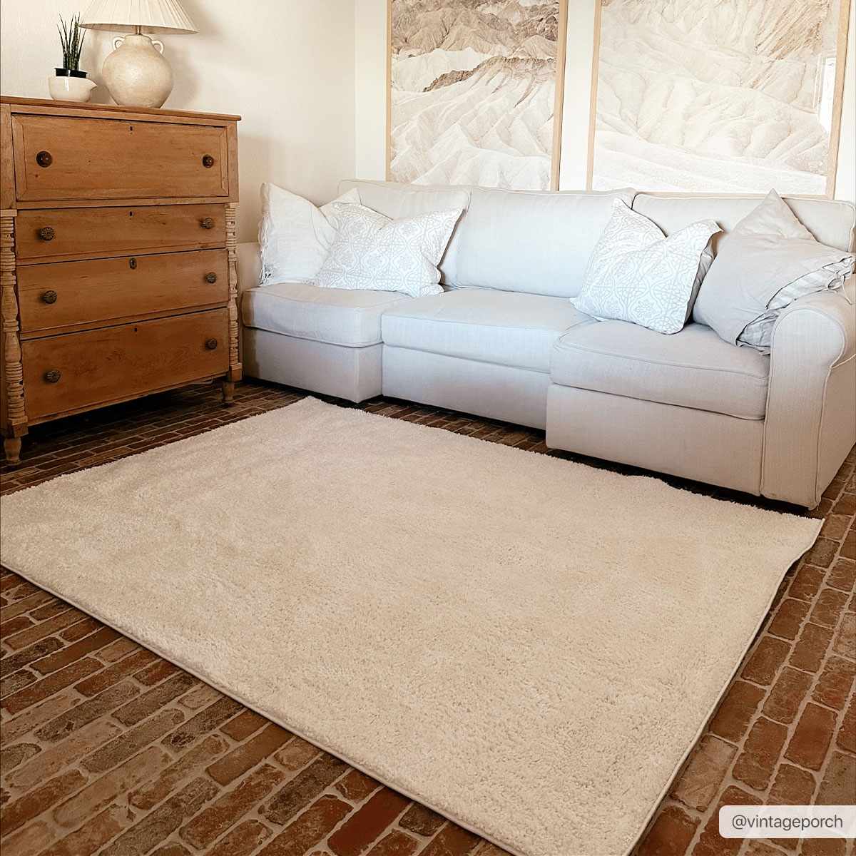 Boutique Rugs Rugs Judy Solid White Washable Rug