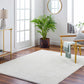 Boutique Rugs Rugs Judy Solid White Washable Rug