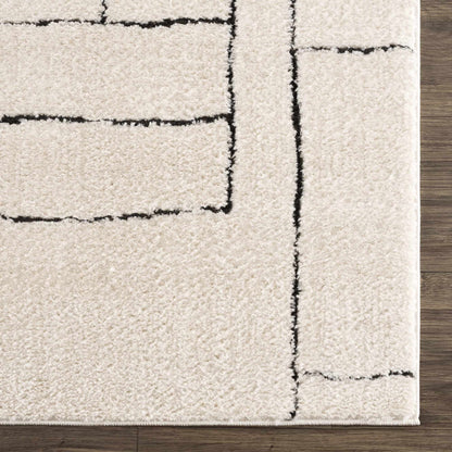 Boutique Rugs Rugs Keats Black & White Area Rug