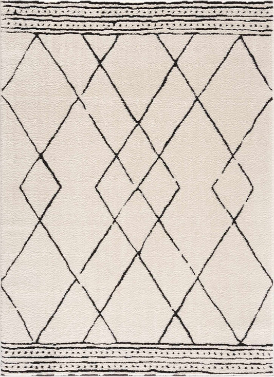 Boutique Rugs Rugs Keone Black & White Area Rug