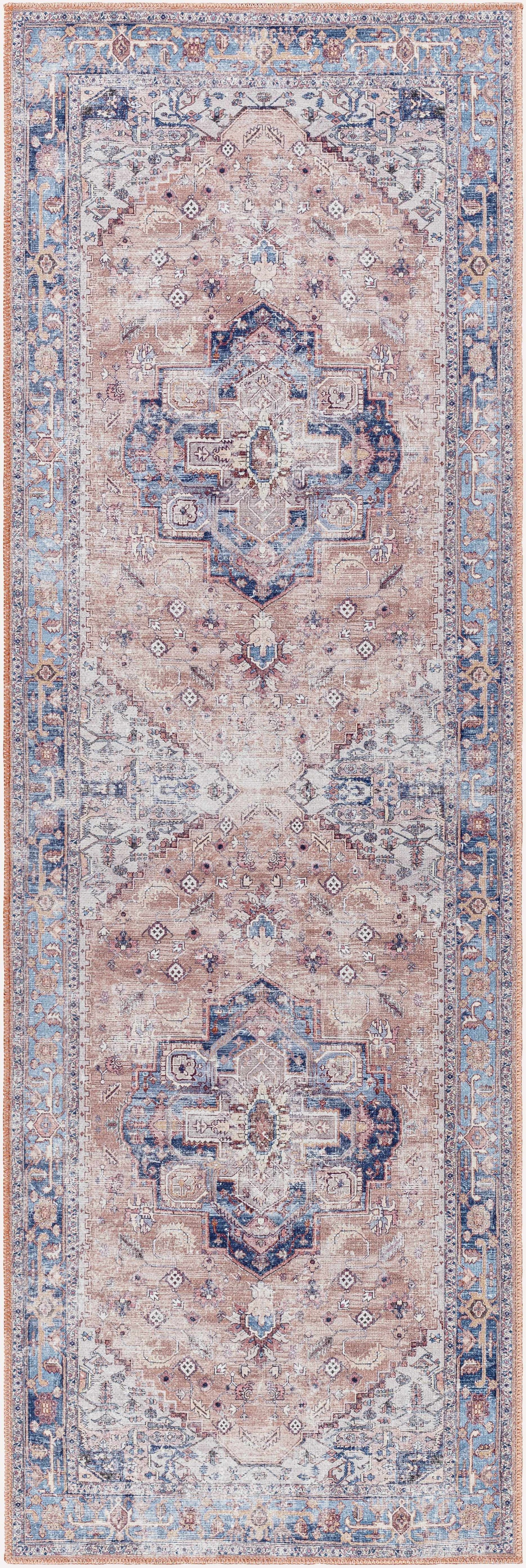 Boutique Rugs Rugs Kera Rust Washable Area Rug