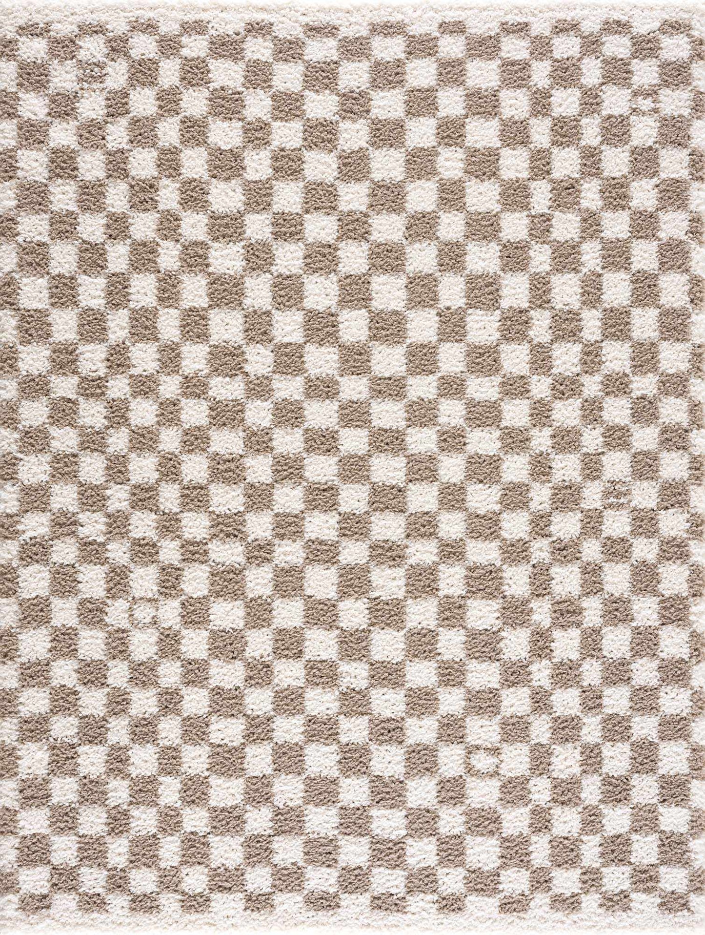 Boutique Rugs Rugs Kieu Light Gray & Taupe Checkered Area Rug