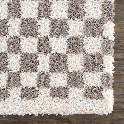 Boutique Rugs Rugs Kieu Taupe Checkered Area Rug