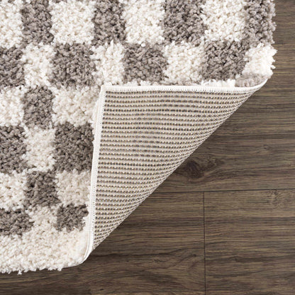 Boutique Rugs Rugs Kieu Taupe Checkered Area Rug