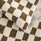 Boutique Rugs Rugs Lajos Brown Checkered Area Rug