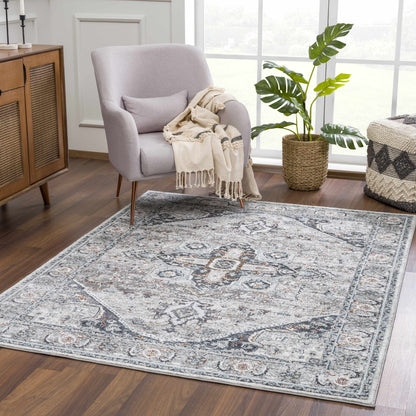 Boutique Rugs Rugs Liverpool Gray & Blue Area Rug