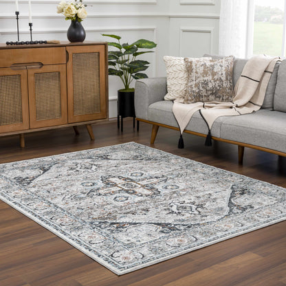 Boutique Rugs Rugs Liverpool Gray & Blue Area Rug