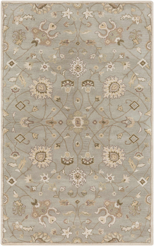 Boutique Rugs Rugs 5' x 8' Rectangle Logville Hand Tufted Light Olive 1121 Area Rug