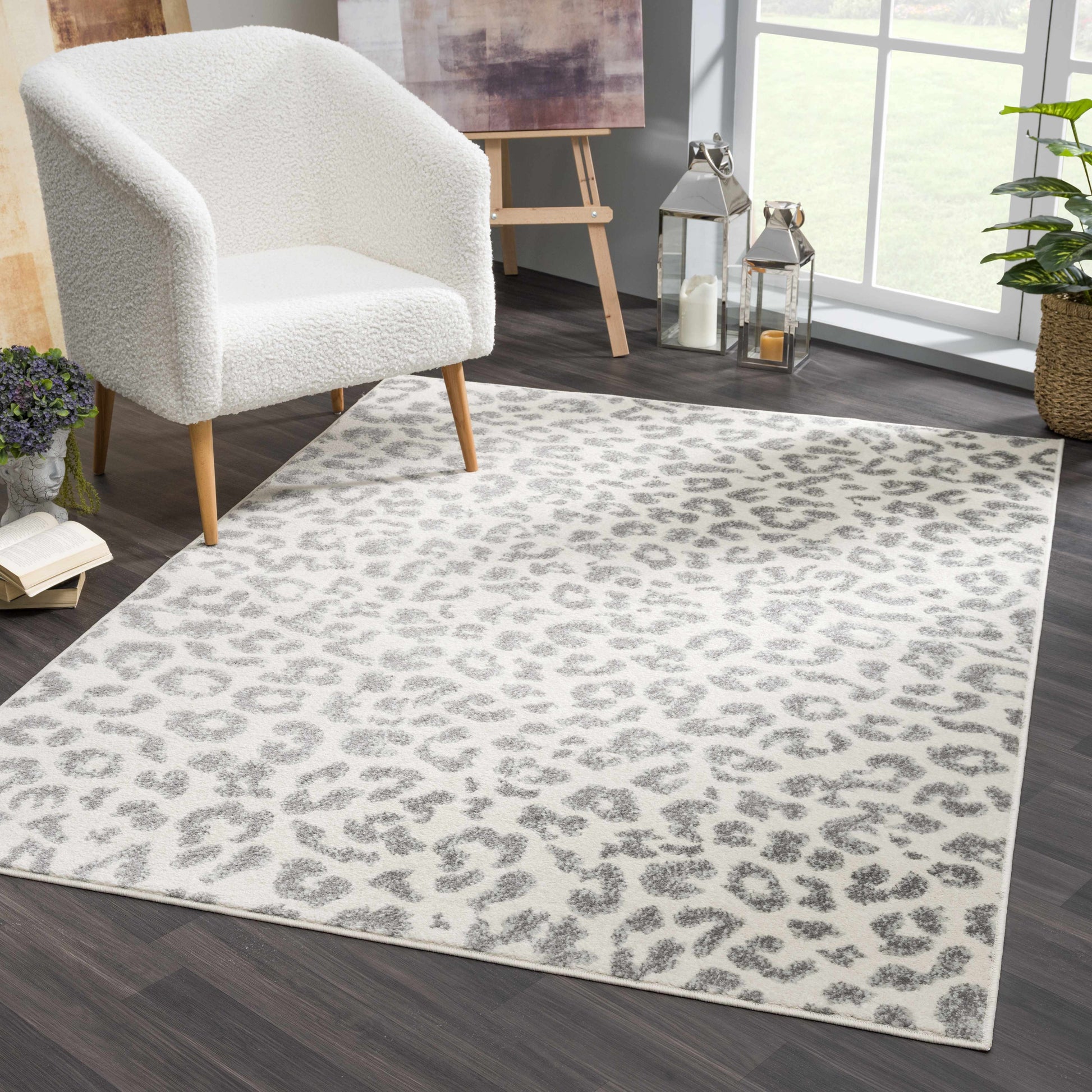 Boutique Rugs Rugs Marash Leopard Print KMRSH-4612 Area Rug