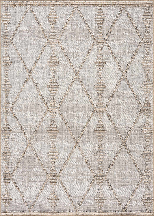 Boutique Rugs Rugs Nyla Bone & Tan Area Rug