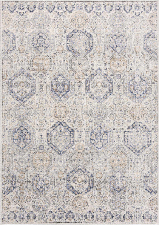 Boutique Rugs Rugs Parkerfield Cream & Blue Area Rug