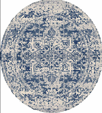 Boutique Rugs Rugs 5'3" Round Rachel Navy Area Rug