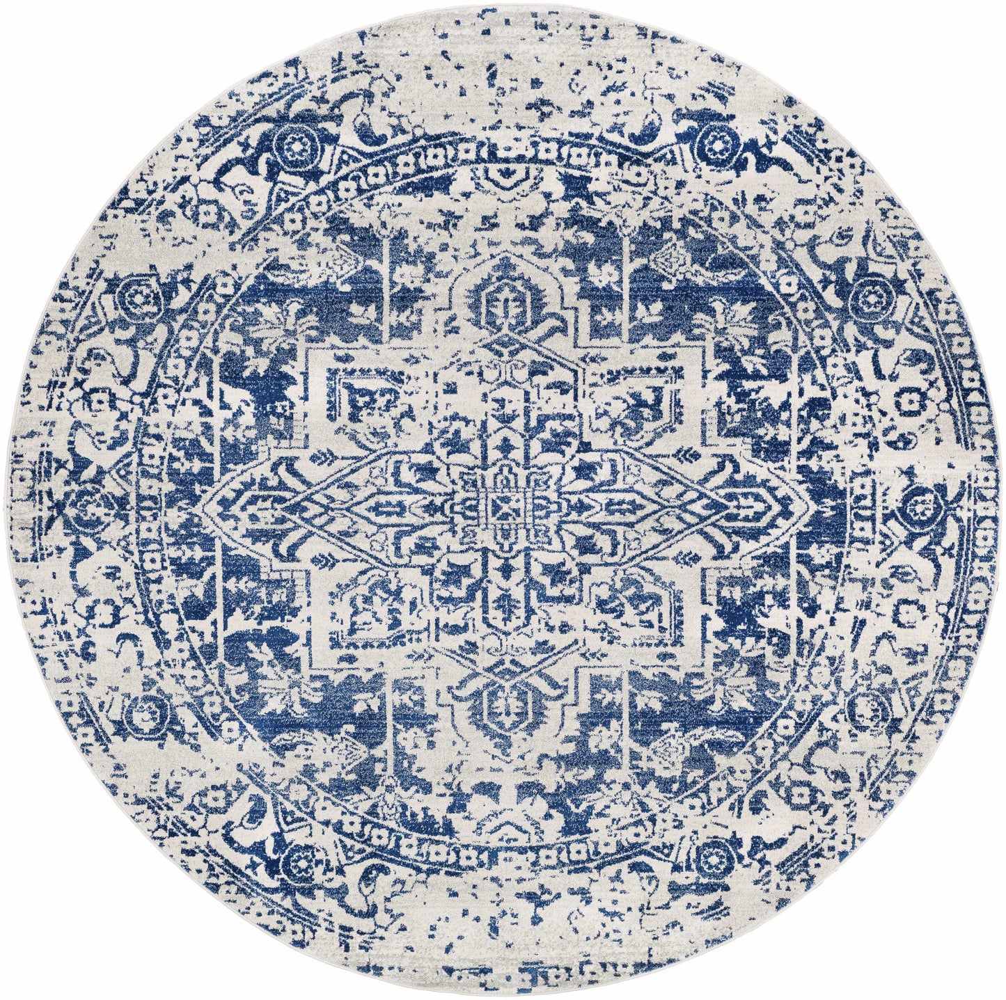 Boutique Rugs Rugs 7'10" Round Rachel Navy Area Rug
