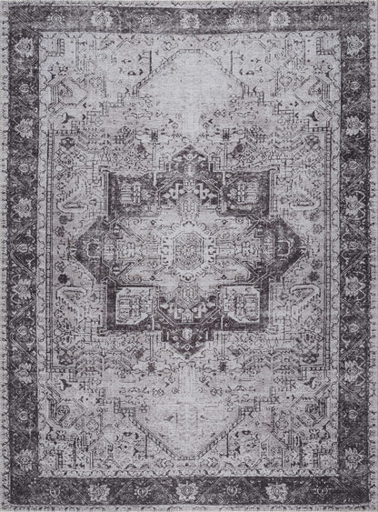 Boutique Rugs Rugs Rosman Gray Washable Area Rug