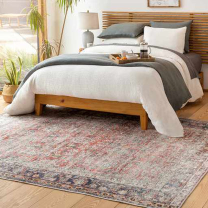 Boutique Rugs Rugs Rust Anahawan Distressed Washable Area Rug