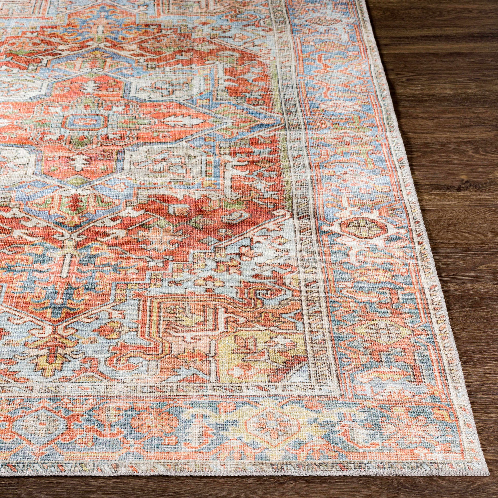 Boutique Rugs Rugs Rust Maayon Washable Rug