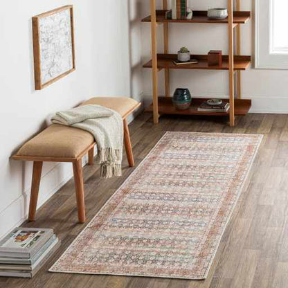 Boutique Rugs Rugs Rust Maligaya Distressed Washable Area Rug