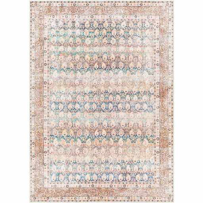 Boutique Rugs Rugs Rust Maligaya Distressed Washable Area Rug