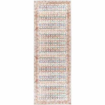 Boutique Rugs Rugs Rust Maligaya Distressed Washable Area Rug