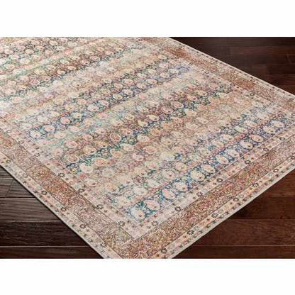 Boutique Rugs Rugs Rust Maligaya Distressed Washable Area Rug