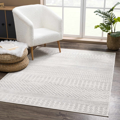 Boutique Rugs Rugs Tigri Aztec Ivory & Gray 2318 Area Rug