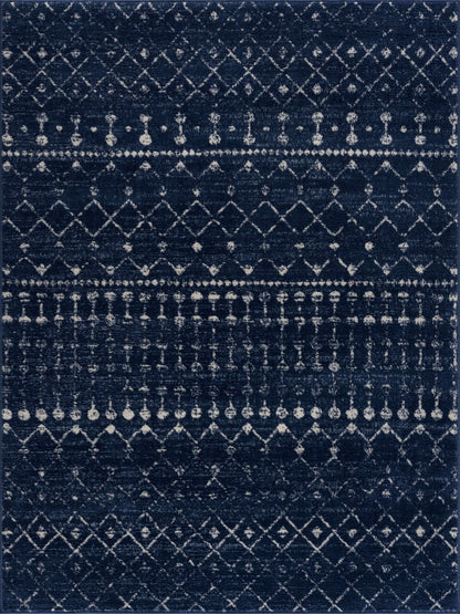 Boutique Rugs Rugs 7'10" x 10' Rectangle Tigrican Navy 2335 Area Rug