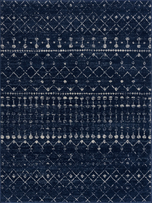 Boutique Rugs Rugs 7'10" x 10' Rectangle Tigrican Navy 2335 Area Rug