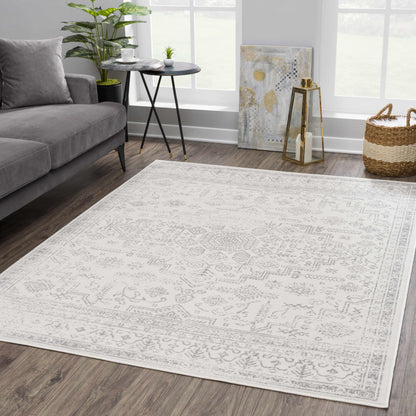 Boutique Rugs Rugs Tigried Ivory & Gray 2323 Area Rug