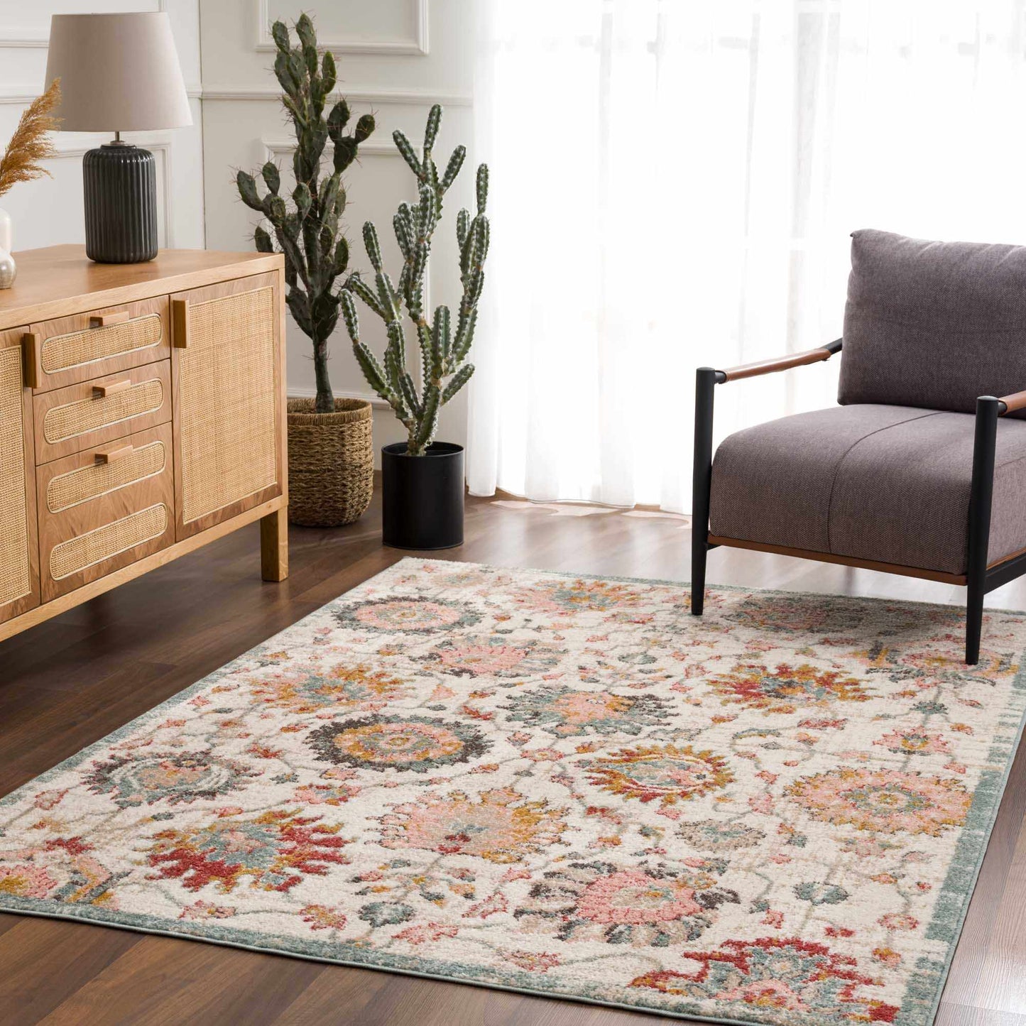 Boutique Rugs Rugs Twilight Floral Performance Rug