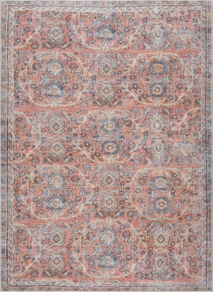 Boutique Rugs Rugs Urpi Rose & Blue Washable Area Rug