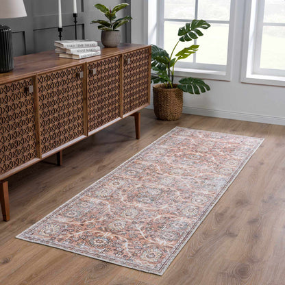 Boutique Rugs Rugs Urpi Rose & Brown Washable Area Rug