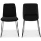 Moe's BLACK RUTH DINING CHAIR- SET OF TWO