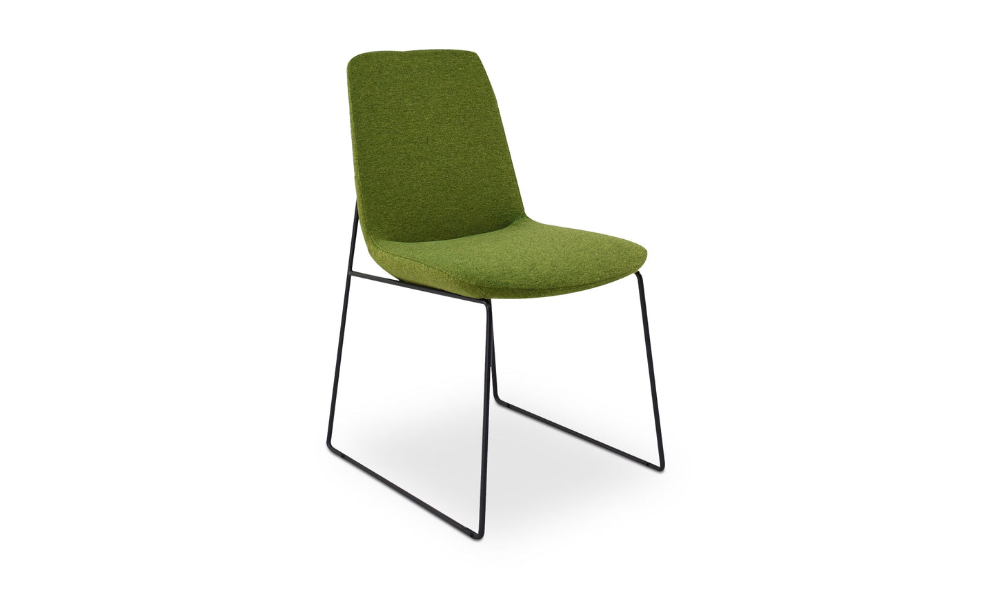 Moe's RUTH DINING CHAIR- SET OF TWO-GREEN