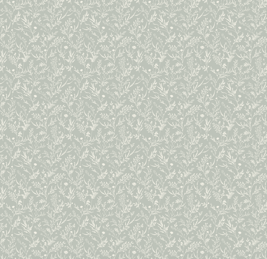 Loomwell Home Goods Sage / Sample 1 foot by 1 foot Scarlett Wallpaper by Elfi Yang