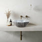 Sirius Gray Marble Vessel Above Vanity Bathroom Sink Polished (D)15" (H)6"