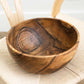 Ethical Trade Co Tabletop Hand-Carved Ukrainian Walnut Wood Fruit Bowl