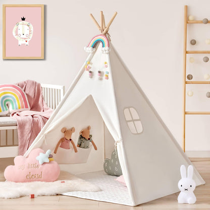 Tiny Land Tent Tiny Land® Teepee for Kids with Mat