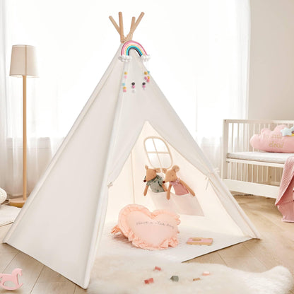 Tiny Land Tent Tiny Land® Teepee for Kids with Mat