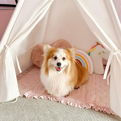 Tiny Land Tent Tiny Land® Teepee for Kids with Mat