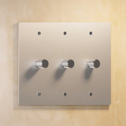 The Brass Rotary Dimmer Switch (1 to 5 Gang)