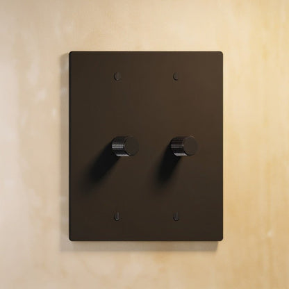 The Brass Rotary Dimmer Switch (1 to 5 Gang)