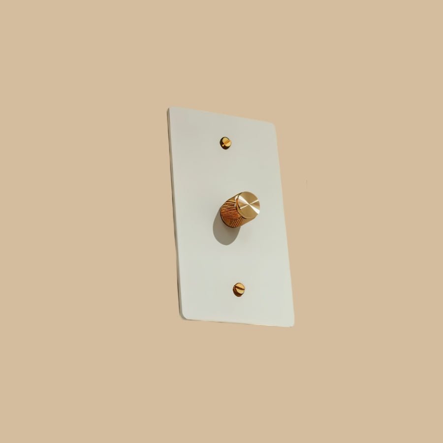 The Brass Rotary Dimmer Switch (1 to 5 Gang)