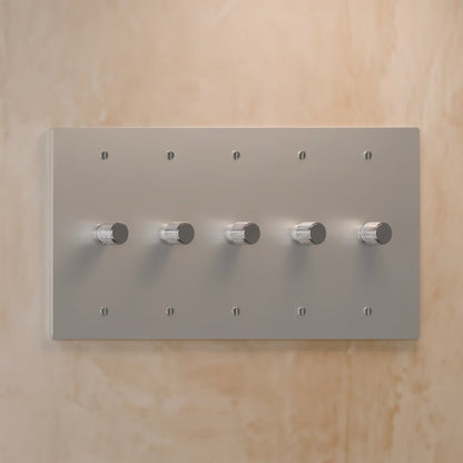 The Brass Rotary Dimmer Switch (1 to 5 Gang)