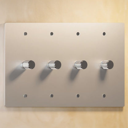 The Brass Rotary Dimmer Switch (1 to 5 Gang)