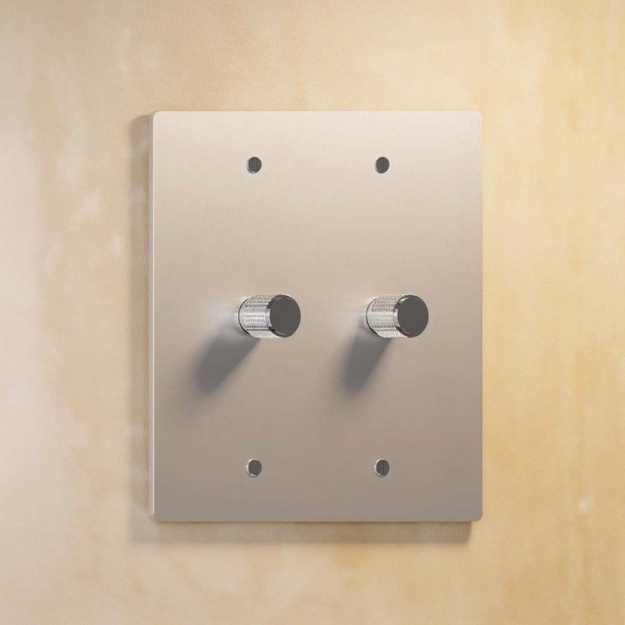 The Brass 3-Way Rotary Dimmer Switch (1 to 5 Gang)