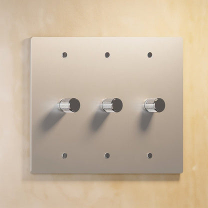 The Brass 3-Way Rotary Dimmer Switch (1 to 5 Gang)